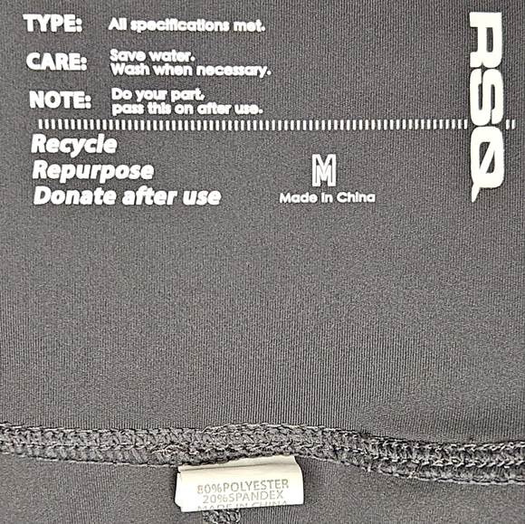 RSQ Charcoal Bra and Shorts Set - Picture 7 of 9